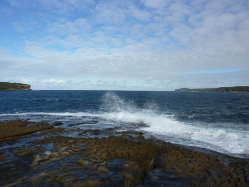 Botany Bay heads, Cape Banks and Cape Solander, from Bare Island