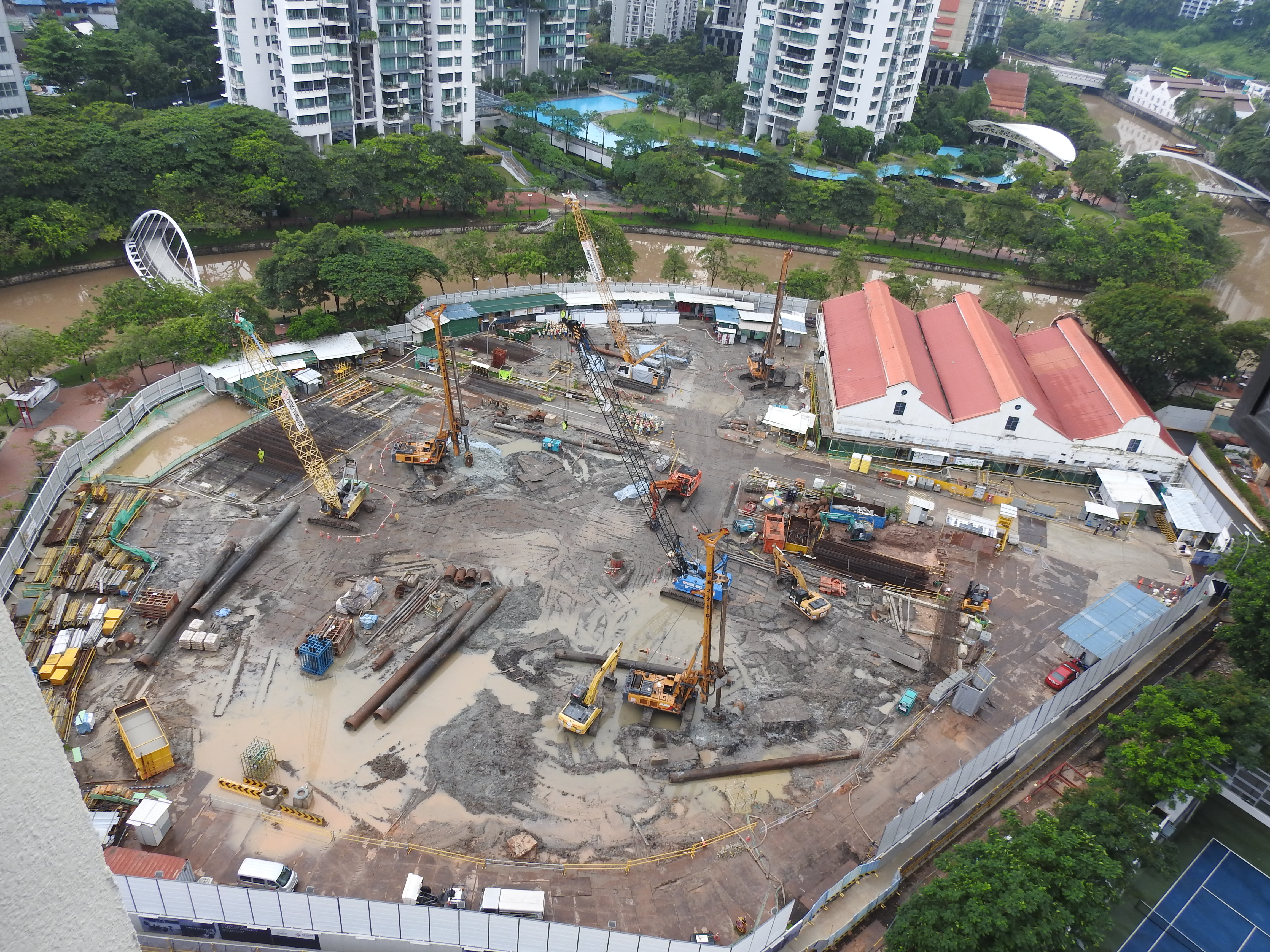 The building site at Jiak Kim Road