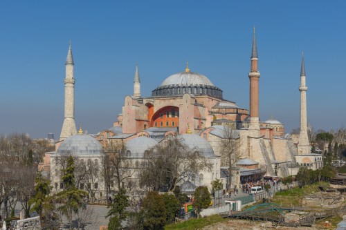 Hagia Sophia was a church 916 years. When borders changed it lost it's status as a church.